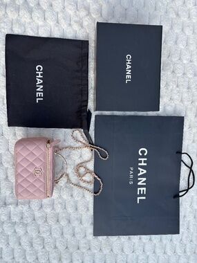 Chanel pink bag